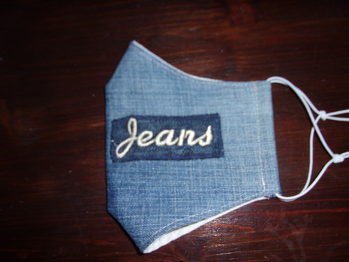 Rouška džínová Jeans — foto 2