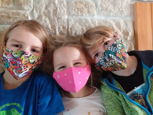 Rouška dvouvrstvá anatomicky tvarovaná — foto 2
