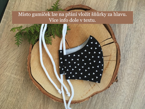 PÁNSKÁ rouška - šedý melír — foto 2