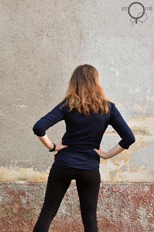 Modré kolážové, vel. M — foto 2