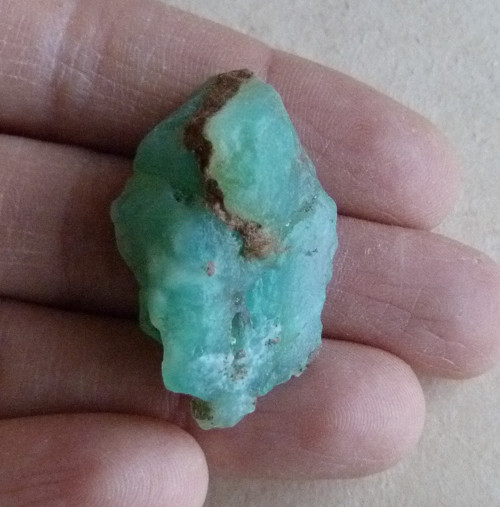Zelený opál (chryzopál) - 3,5 cm — foto 3