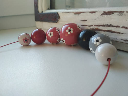 Kytička s černou No.II 3cm VÝPRODEJ — foto 2