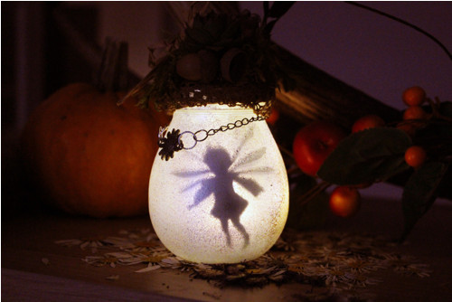 Fairy jar lampička: Ptákodlak — foto 4