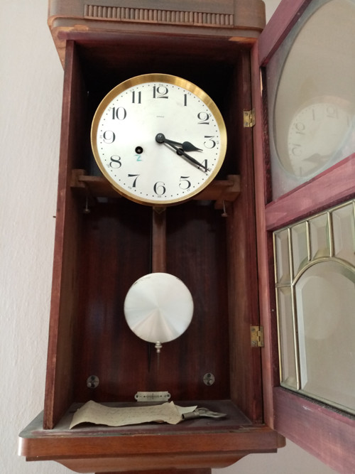Starožitné hodiny pendlovky Kienzle .... 100let — foto 3
