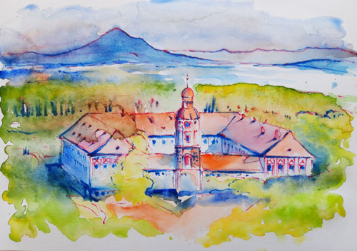 Autorská pohlednice - Říp - rotunda (A5) — foto 5