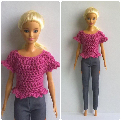 Oblečky pro Barbie - tričko — foto 3