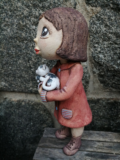 Holčička s kočkou — foto 2