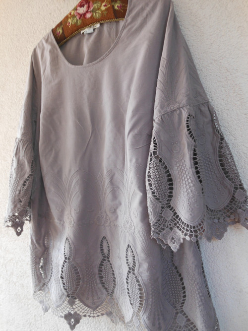Krajková boho tunika, vel.48 — foto 2