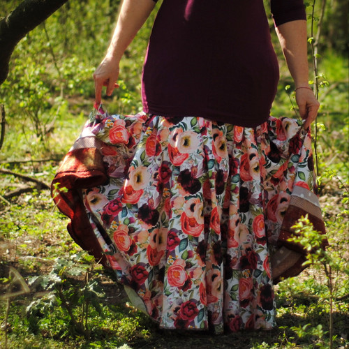 "Z růží", celokolová maxisukně — foto 6