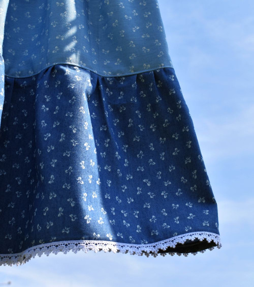 Sukně "Denim blue" (džínovina) — foto 3