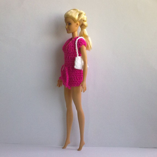 Oblečky pro Barbie - šaty, kabelka — foto 2