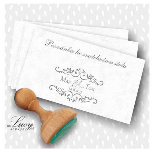 Svatební razítko ornament 5 — foto 3