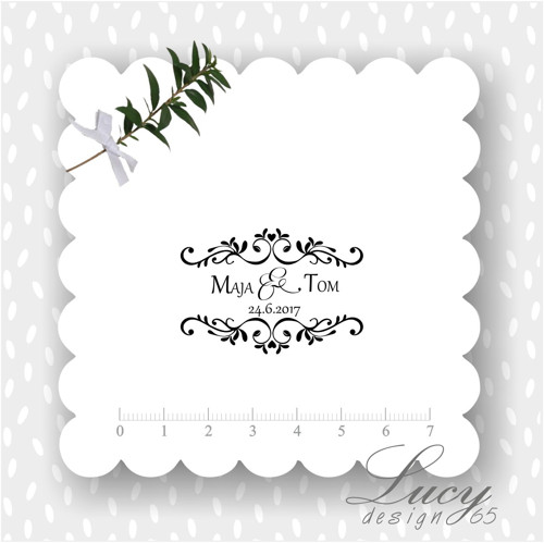 Svatební razítko ornament 5 — foto 2