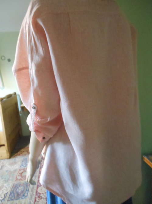 Lněná tunika, blůza, vel.XL — foto 4