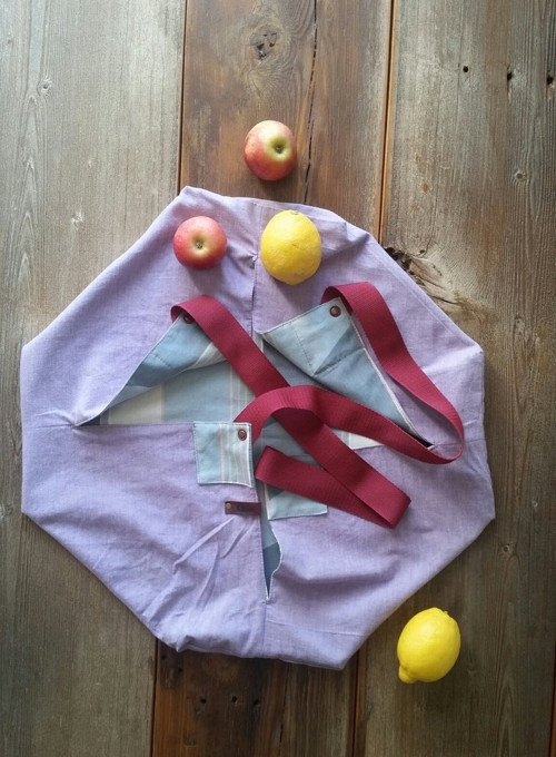 Zero waste nákupka...geometrická — foto 4
