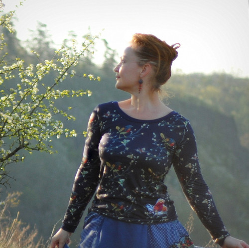 "Ranní ptačí koncert" triko dl.r. — foto 3