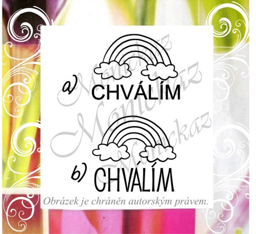 Chválím duha 263 a). Razítko. — foto 3