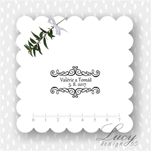 Razítko svatební ornament 8 — foto 2