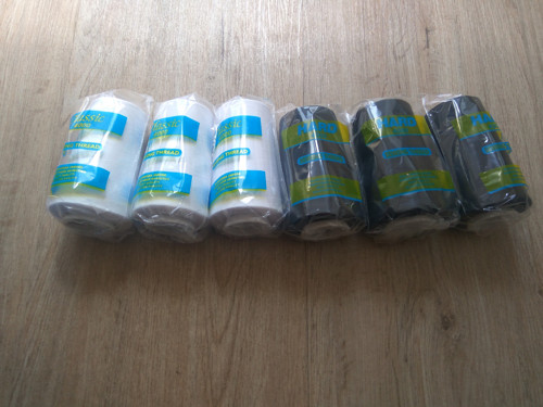 Polyesterová nit bílá 4000 bm — foto 2