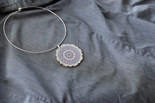Mandala - náhrdelník — foto 2