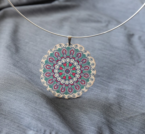 Mandala - náhrdelník — foto 3