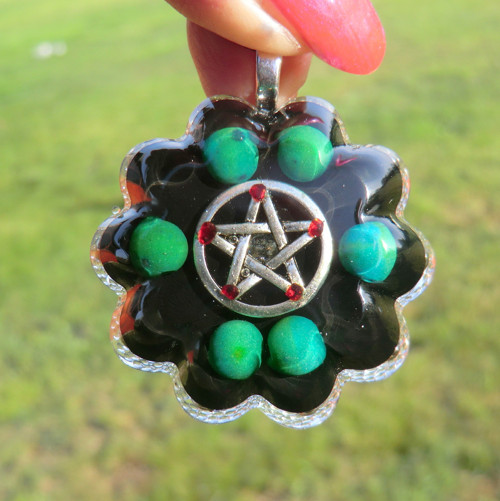 Pentagram něžné Čarodějky - Malachit — foto 4