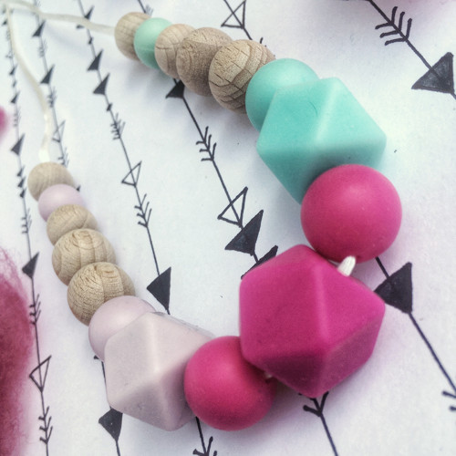 Kousací korále Amo cotton candy — foto 3