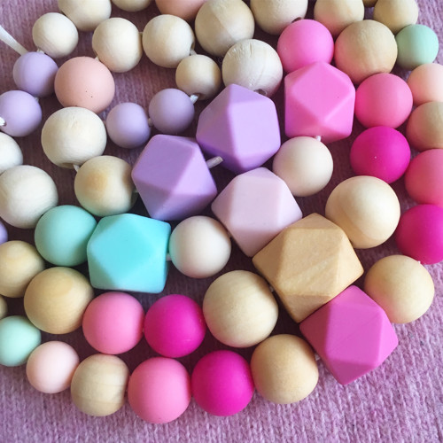 Kousací korále Amo cotton candy — foto 4