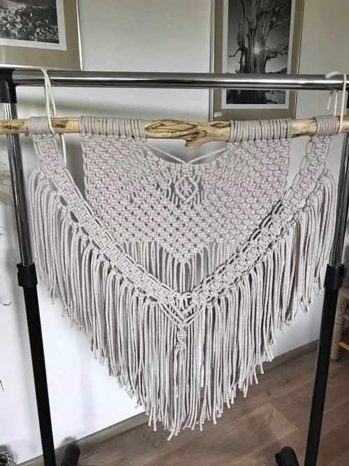Macrame dekorace v barvě cappuccino — foto 2