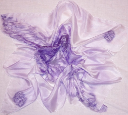 Fialka - šátek 90 x 90 — foto 4