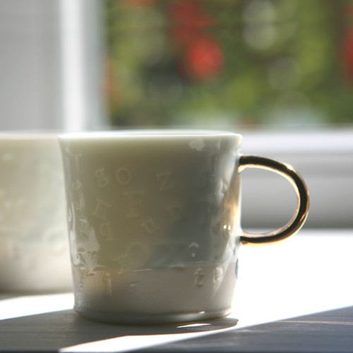 Prosvítavý s písmenky (porcelán) — foto 2