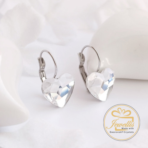 Ocelový náramek Swarovski srdce — foto 4