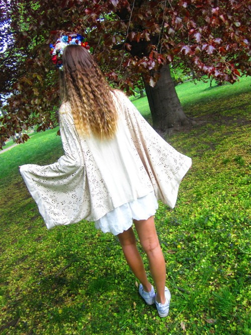 Kardigan boho krajkový — foto 3