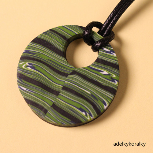 Náhrdelník a naušnice Green wave — foto 2