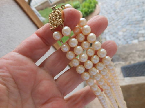 Starý perlový náhrdelník — foto 2