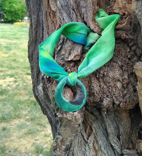Zelený náhrdelník — foto 2