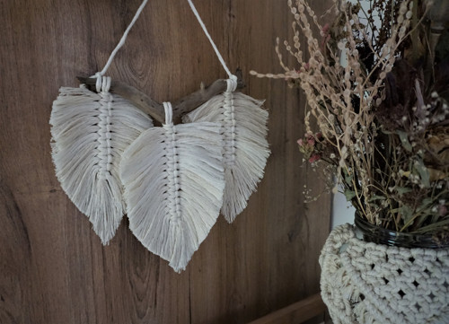 Macramé peříčka — foto 3