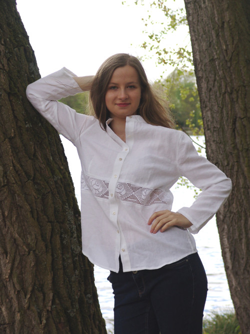 Lněná košile vel. S PŘEJI SI — foto 2