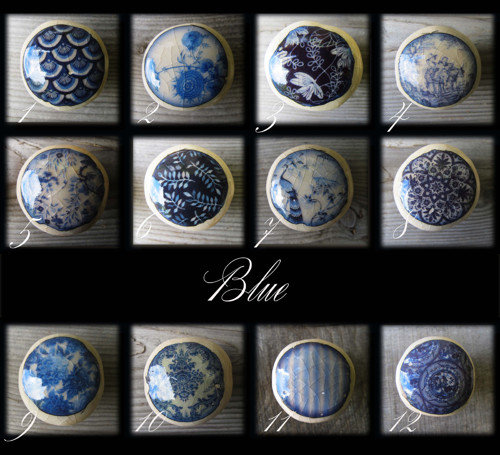 Keramická úchytka č. 9 ze série Blue — foto 2