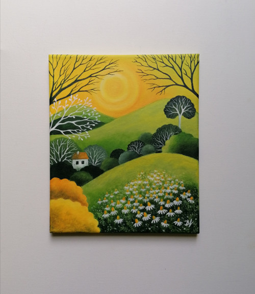 S vůní heřmánku (25x30cm) — foto 3