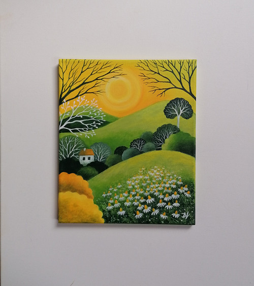 S vůní heřmánku (25x30cm) — foto 5
