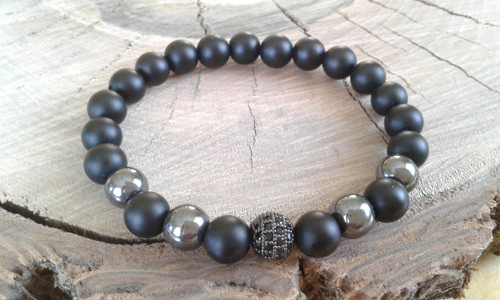 Dodává sílu - onyx, hematit — foto 3