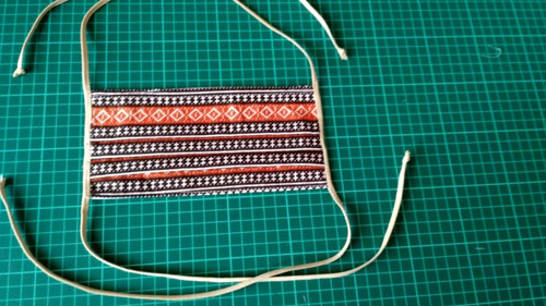 Skládaná dvouvrstvá rouška — foto 2