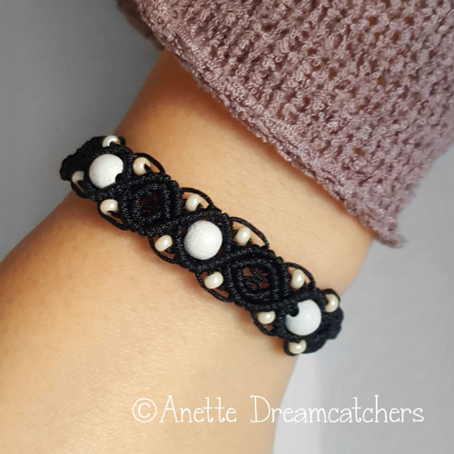 Macrame náramek - Zář — foto 3