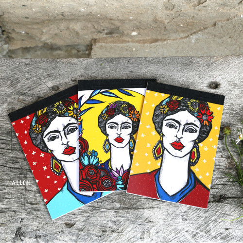 Bloček A6- Frida Kahlo — foto 3