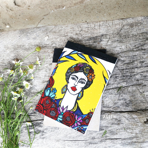 Bloček A6- Frida Kahlo — foto 2