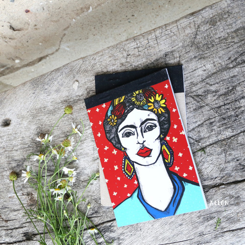Bloček A6- Frida Kahlo — foto 2
