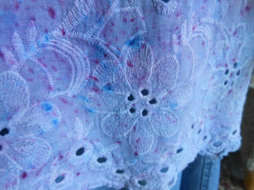 Batikovaná boho tunika, vel.46 — foto 4