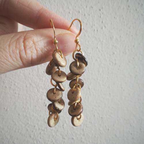 Coco goldies - nerezové náušnice — foto 2