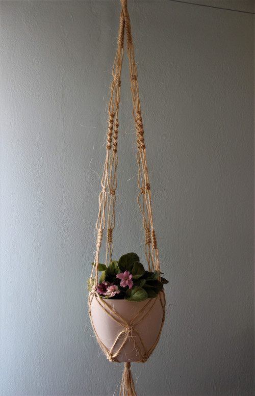 Závěs na květiny / Macramé — foto 2